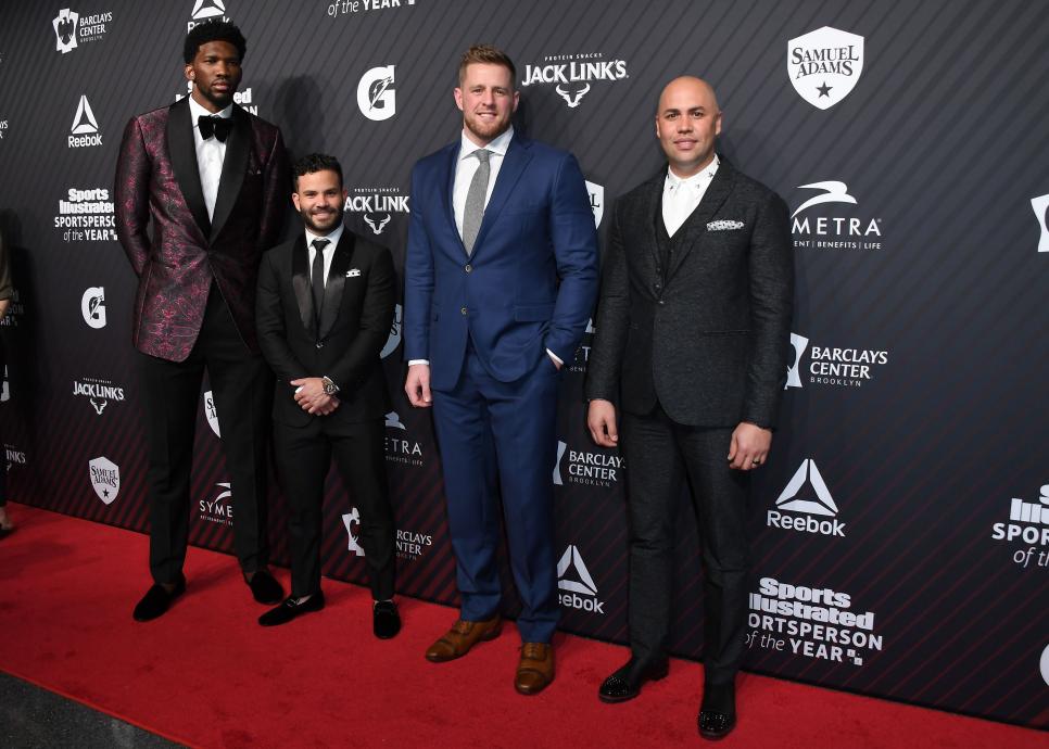 These photos of Joel Embiid and Jose Altuve at the SI Awards are ...