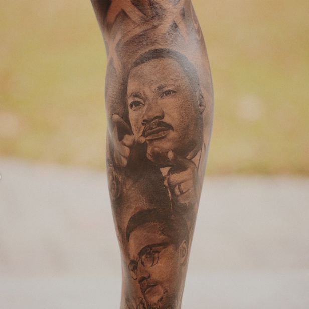 Martin Luther King Jr tattoo on austinjrivers from last   Flickr