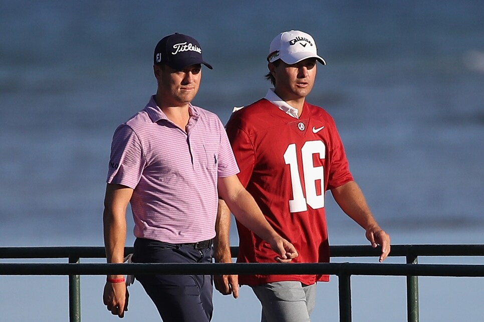 Georgia's Kevin Kisner pays off bet to Alabama's Justin ...