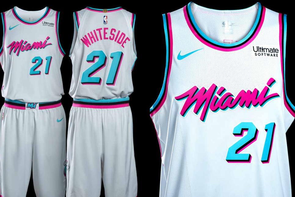 Don Johnson is gonna love these new Vice-inspired Miami Heat jerseys, This  is the Loop