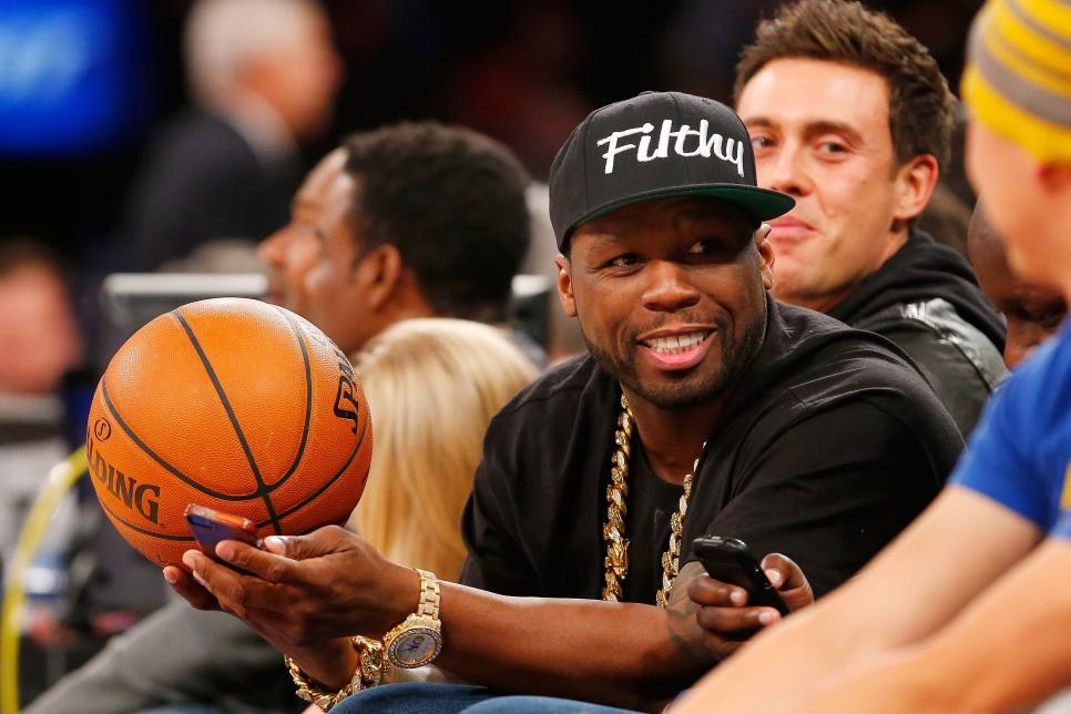 50 Cent Golden State Warriors v New York Knicks