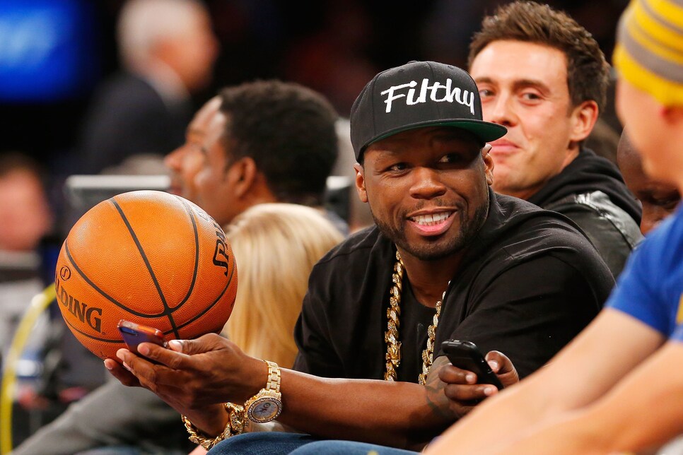 50 Cent Golden State Warriors v New York Knicks