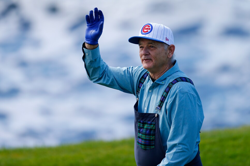 Bill Murray had fun at the Pebble Beach Pro-Am golf tournament