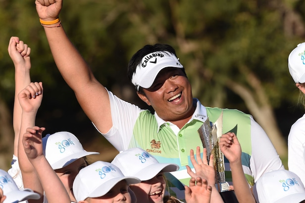 Kiradech Aphibarnrat outlasts 93 holes to win World Super 6 Perth