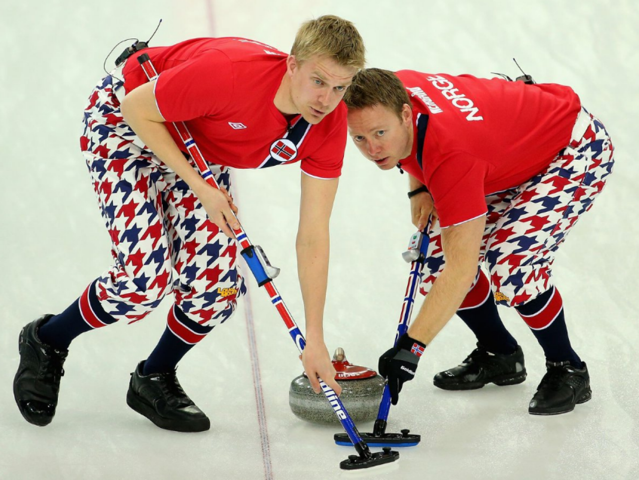 The internet is in love with the Norwegian curlers wearing