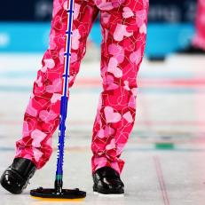 <<enter caption here>> at Gangneung Curling Centre on February 14, 2018 in Gangneung, South Korea.