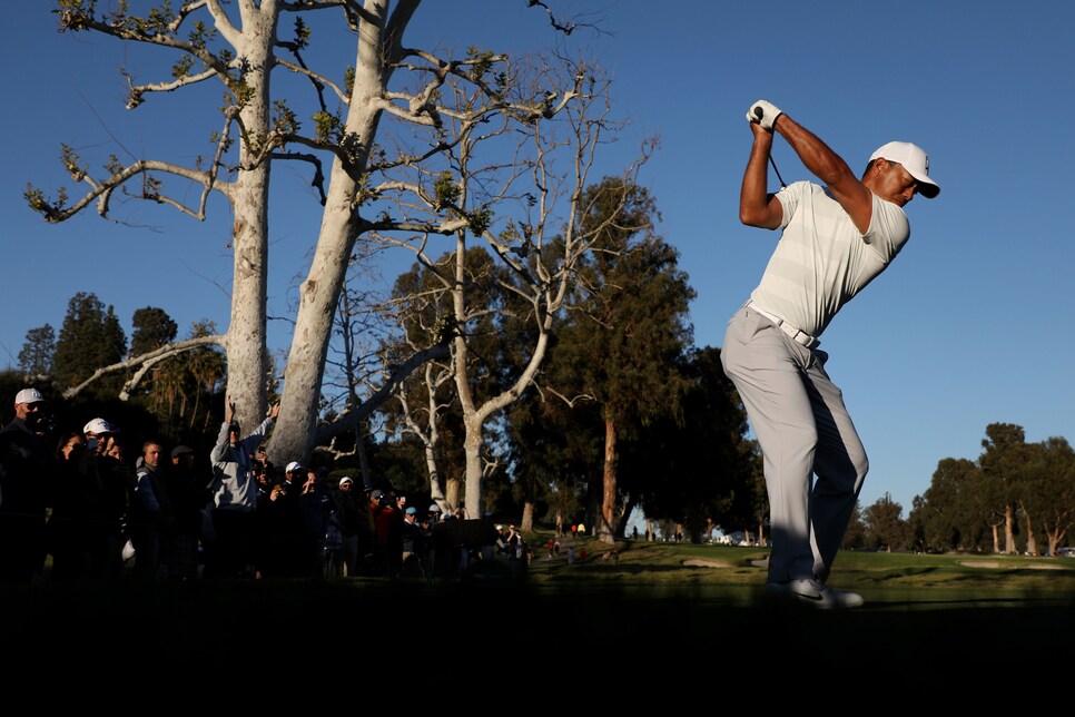 PACIFIC PALISADES, CA - FEBRUARY 16:  during the second round of the Genesis Open at Riviera Country Club on February 16, 2018 in Pacific Palisades, California. (Photo by Christian Petersen/Getty Images)