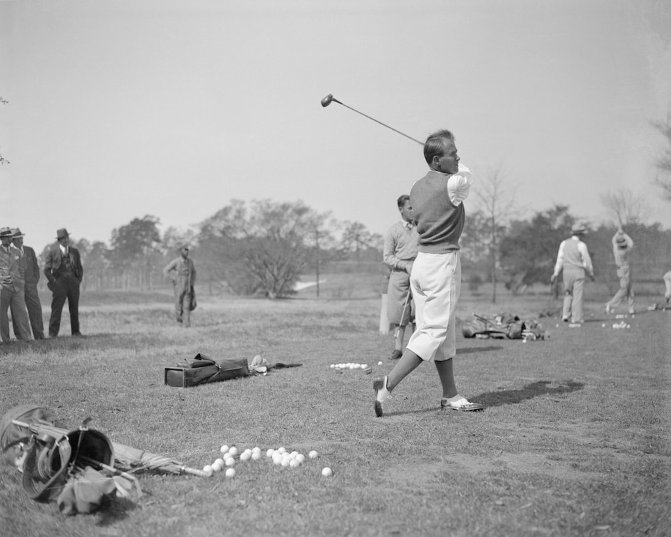 Paul Runyan Teeing Off