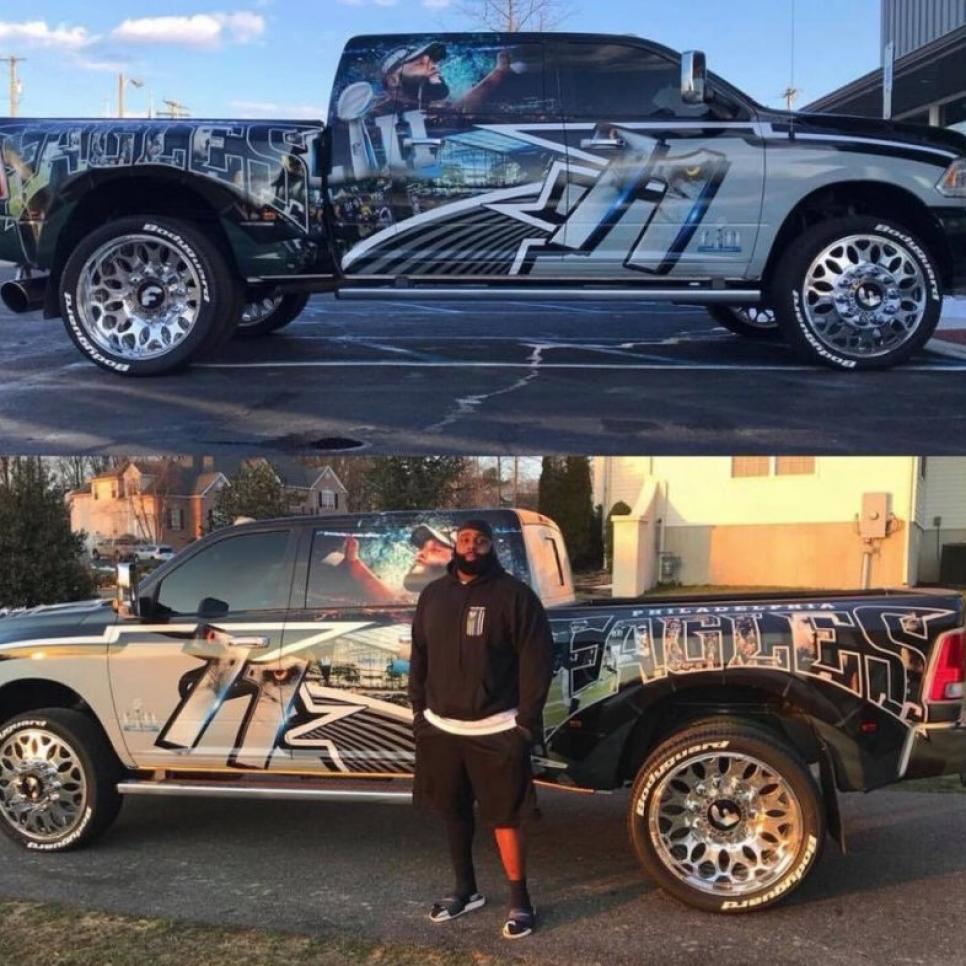 Jason Peters' custom Super Bowl truck is pure vehicular absurdity, This is  the Loop