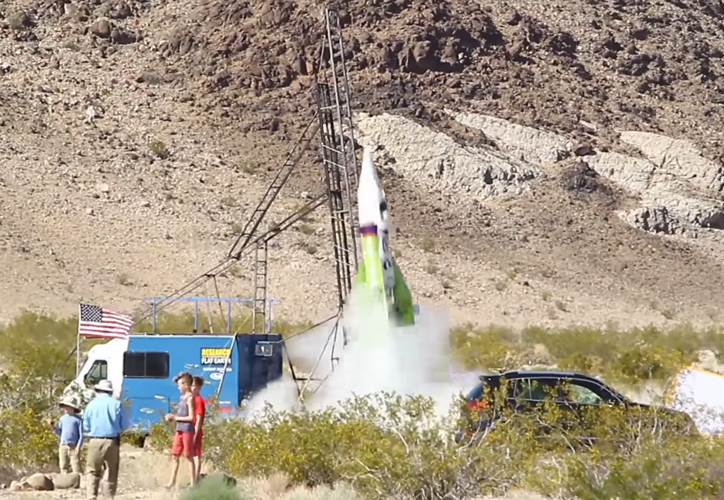 flat earth society rocket launches