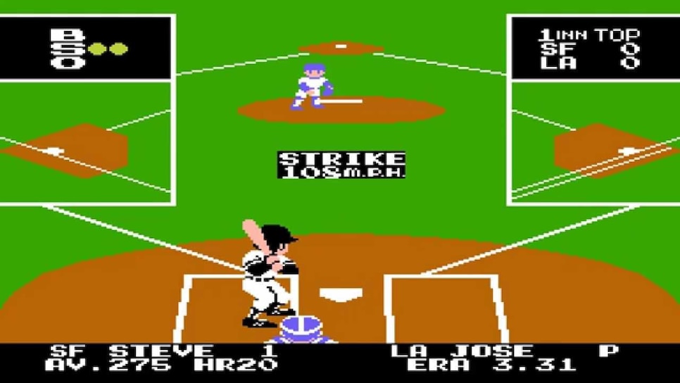 nes baseball games