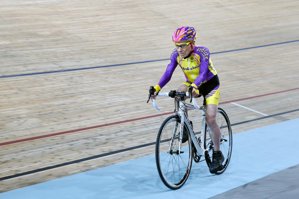 French Cyclist Robert Marchand, Aged 105 Rides His Bike In Order To Set A New In The Masters Category