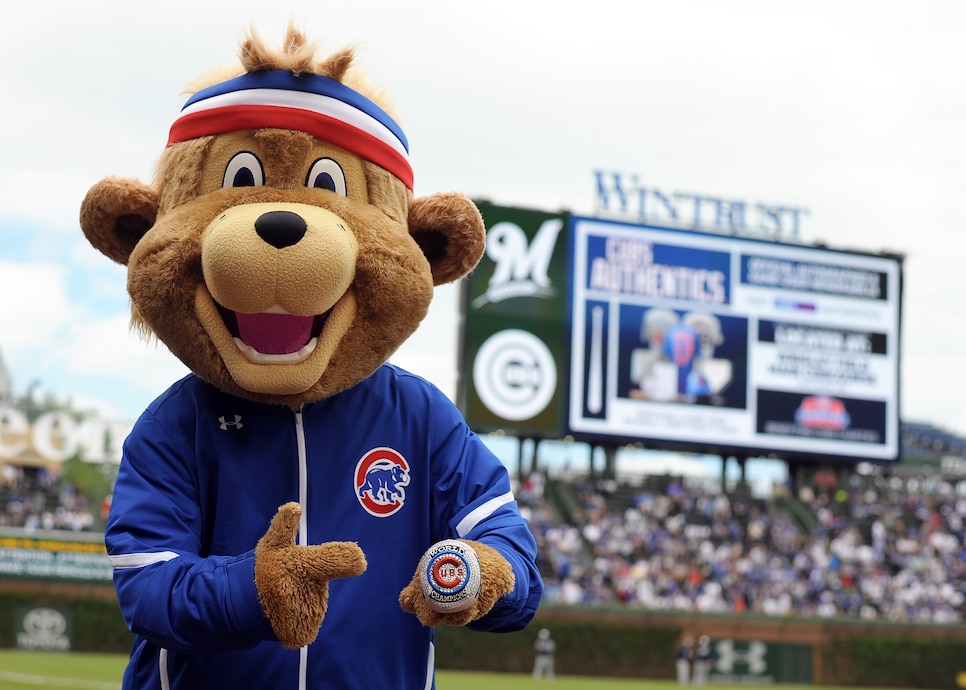 Chicago Cubs introduce first official mascot in modern history - ESPN