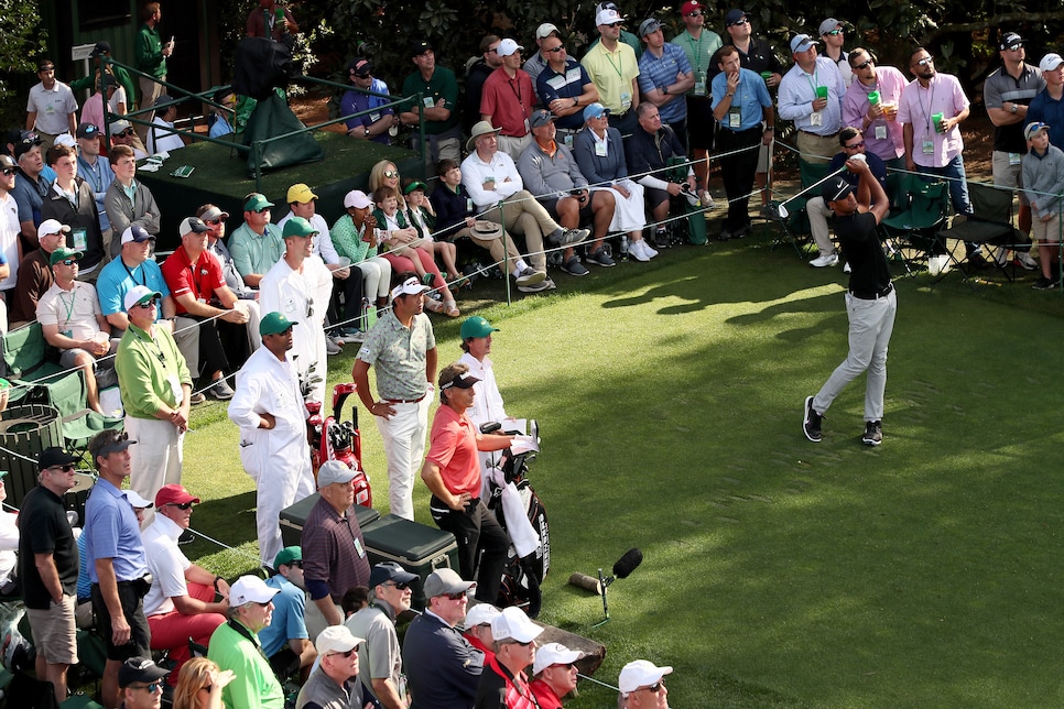 Tony Finau The Masters - Round One