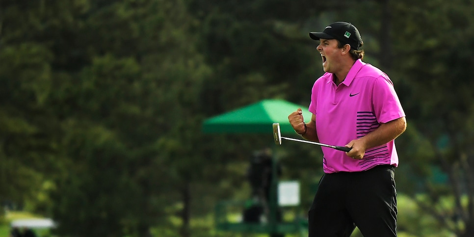 during the fourth round of the 2018 Masters Tournament held in Augusta, GA at Augusta National Golf Club on Sunday, April 8, 2018.