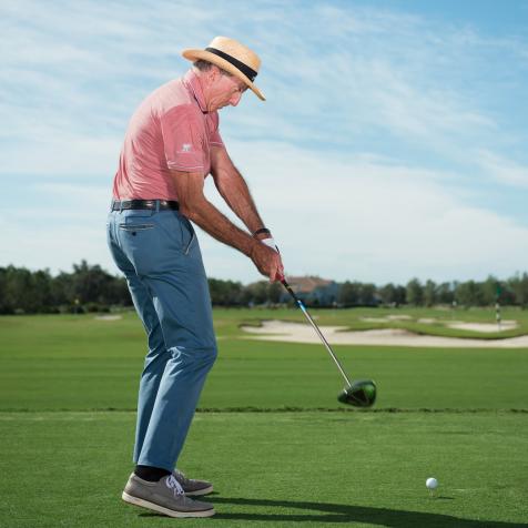 David Leadbetter says use your hips to eliminate popping up tee shots