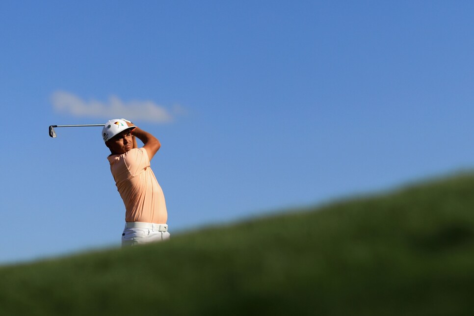 during the final round at the Arnold Palmer Invitational Presented By MasterCard at Bay Hill Club and Lodge on March 18, 2018 in Orlando, Florida.