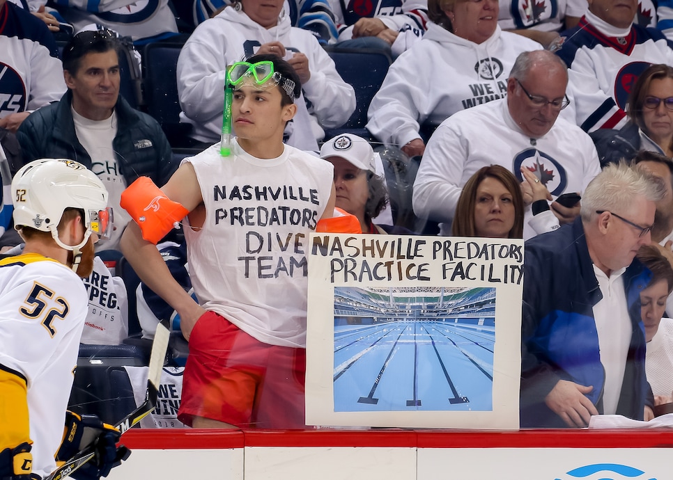 funny hockey signs