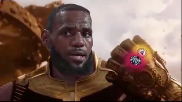 lebron james thanos shoes