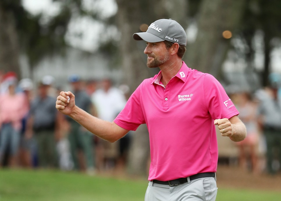 during the final round of THE PLAYERS Championship on the Stadium Course at TPC Sawgrass on May 13, 2018 in Ponte Vedra Beach, Florida.