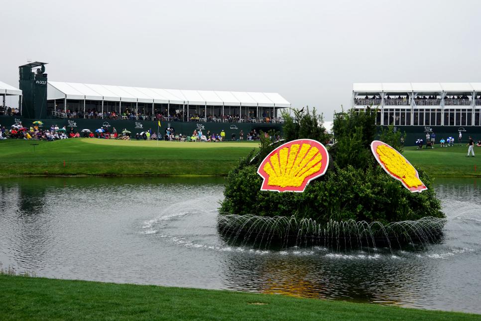 HUMBLE, TX - APRIL 05: A scenic of the 18th green during the final round of the Shell Houston Open at the Golf Club of Houston on April 5, 2015 in Humble, Texas. (Photo by Damien Nelson/PGA TOUR)