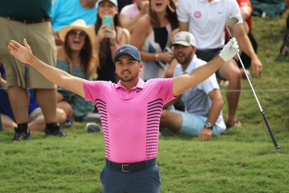 Fashion statements from The Players: How to wear pink on the golf