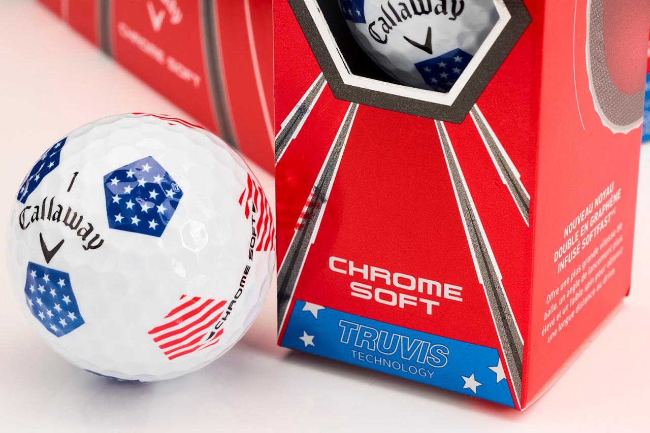 Callaway Truvis adds Stars & Stripes to Chrome Soft ball lineup 