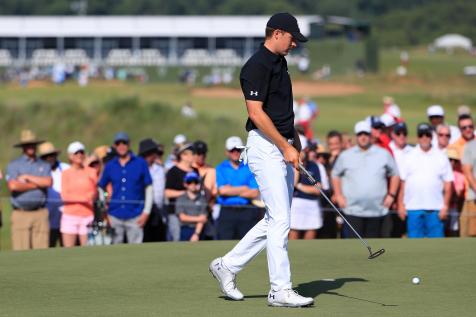Watch Jordan Spieth miss tap-in putt as short-putting woes continue at AT&T Byron Nelson