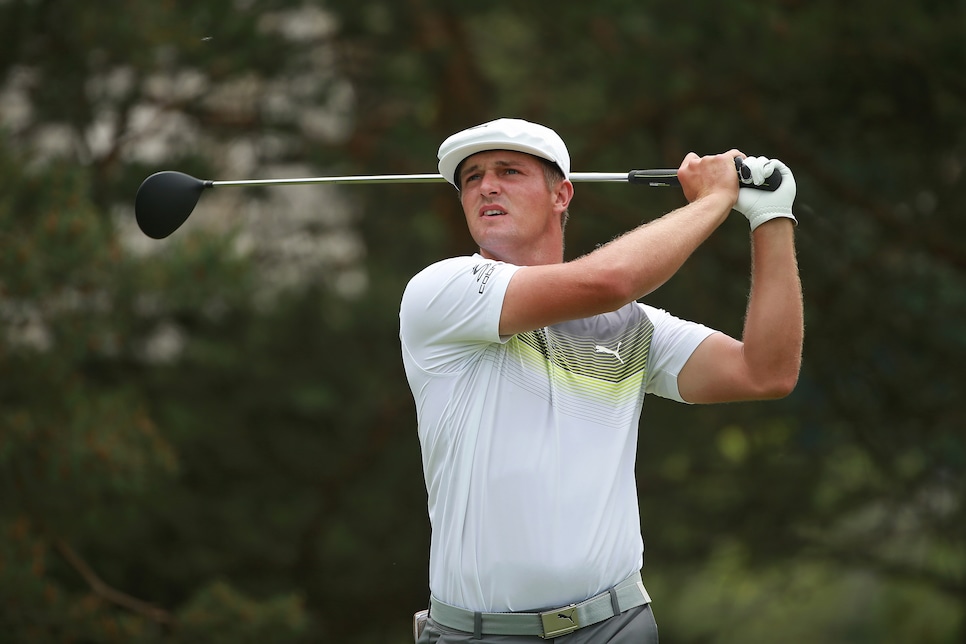 during the third round of The Memorial Tournament Presented by Nationwide at Muirfield Village Golf Club on June 2, 2018 in Dublin, Ohio.