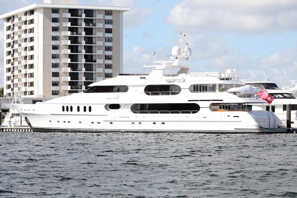 Tiger Woods Boat Docked In Palm Beach County