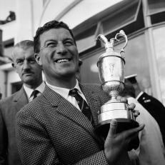 British Open 1965, Royal Birkdale Golf Club, Southport, Sefton, Merseyside, played 7th - 9th July 1965. Final round. Friday, 9 July 1965 (afternoon). Peter Thomson 1965 Open Champion. (Photo by Ernest Chapman/Mirrorpix/Getty Images)