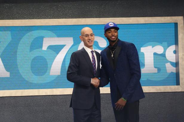 Mikal Bridges celebrates draft with hometown Sixers, promptly traded to