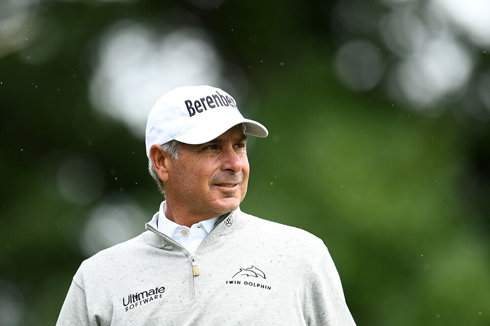 during the first round of the American Family Insurance Championship at University Ridge Golf Course on June 22, 2018 in Madison, Wisconsin.