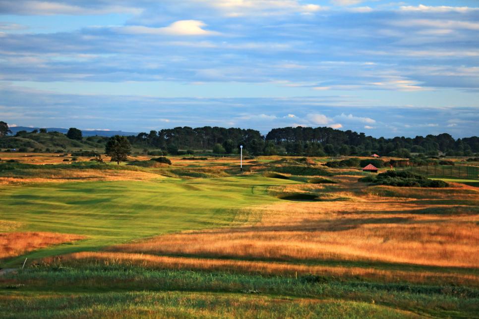 General Views of the Championship Links at Carnoustie Golf Club