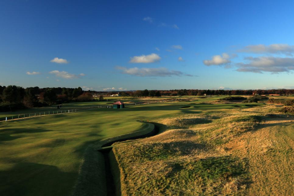 General Views of the Championship Links at Carnoustie Golf Club