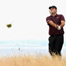 during day one of the Aberdeen Standard Investments Scottish Open at Gullane Golf Course on July 12, 2018 in Gullane, Scotland.