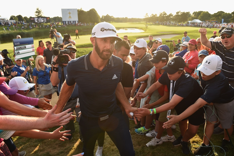 during the final round at the RBC Canadian Open at Glen Abbey Golf Club on July 29, 2018 in Oakville, Canada.