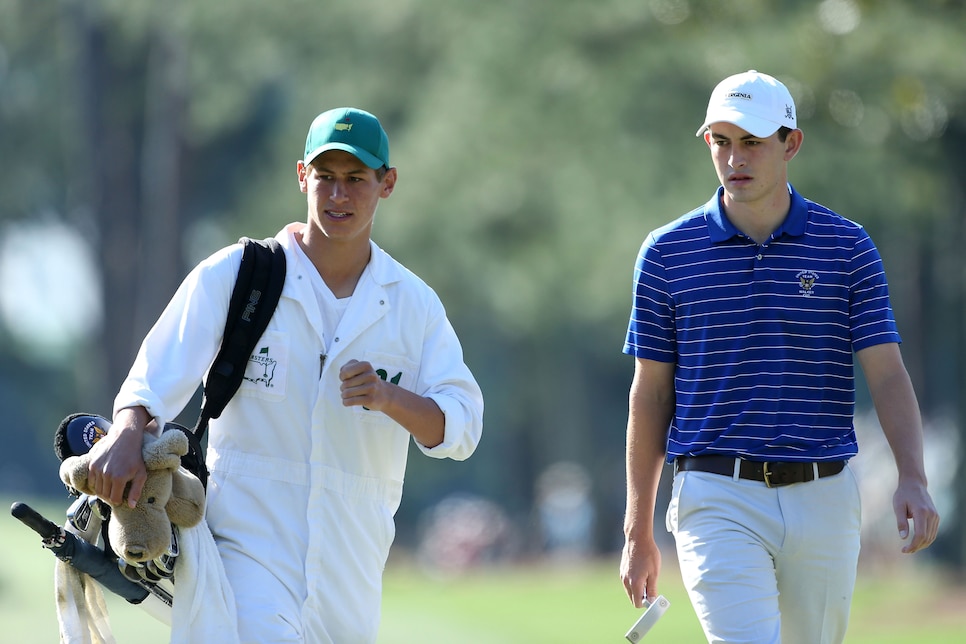 Who is Patrick Cantlay's caddie?