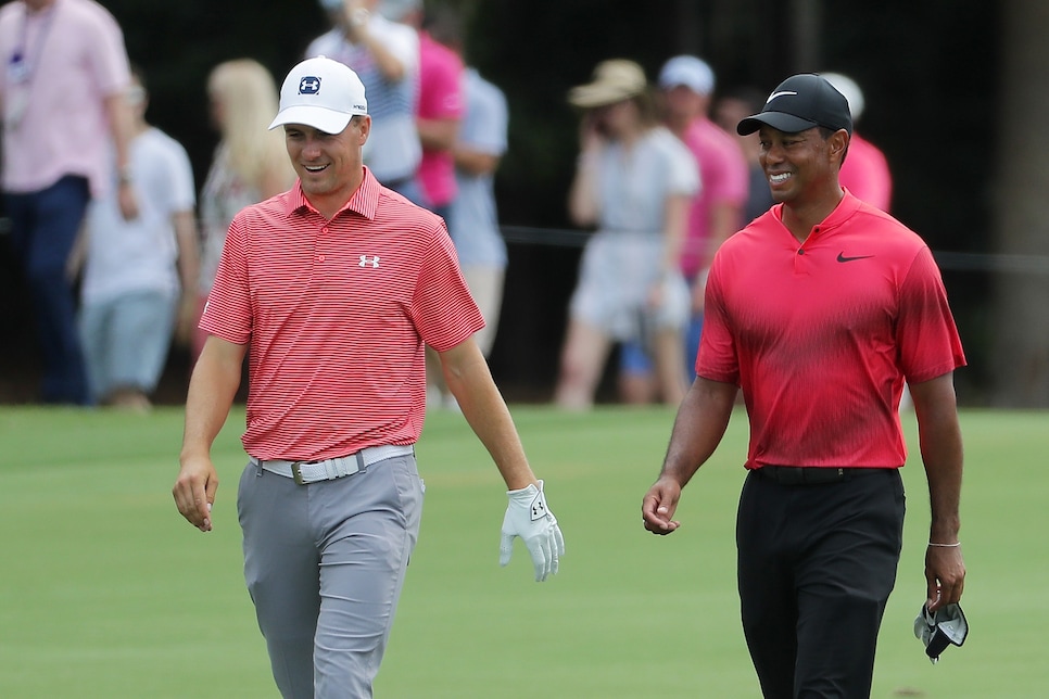 Jordan Spieth Tiger Woods Open As Favorites For 2019 Masters Golf News And Tour Information Golf Digest