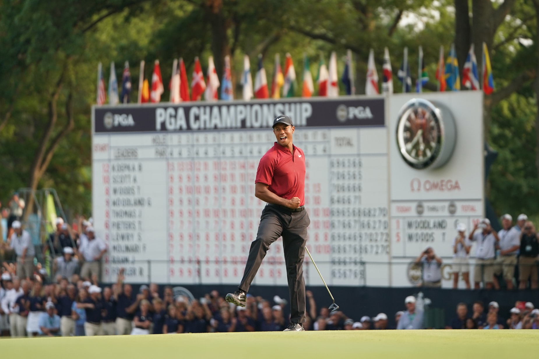 Pga Championship 2018 Tiger Woods Remarkable Final Round In Pictures