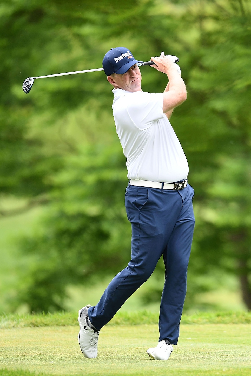 during the second round of the Rust-Oleum Championship at the Ivanhoe Club on June 8, 2018 in Ivanhoe, Illinois.