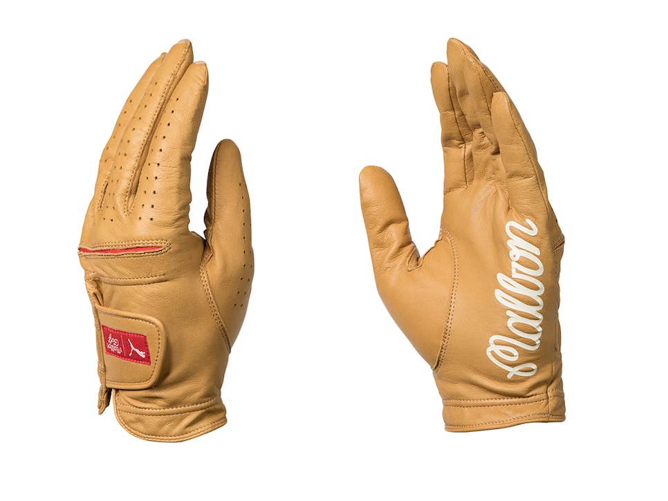 Orange puma cheap golf glove