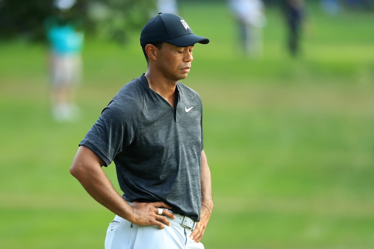 Tiger Woods 'didn't make anything' Friday at the Northern Trust, makes ...