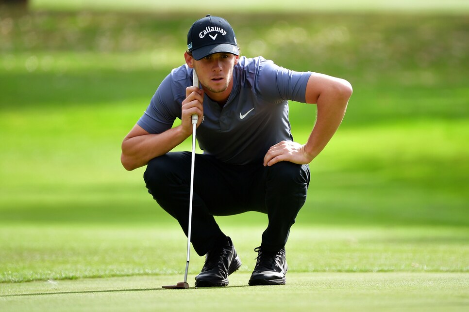 Thomas Pieters just can't kick his habit of snapping golf clubs in the ...