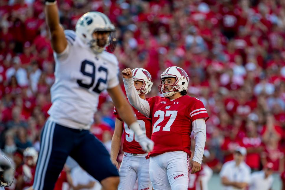 COLLEGE FOOTBALL: SEP 15 BYU at Wisconsin