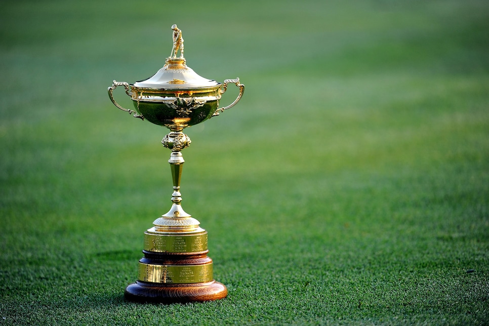 prior to the 2008 Ryder Cup at Valhalla Golf Club of September 16, 2008 in Louisville, Kentucky.