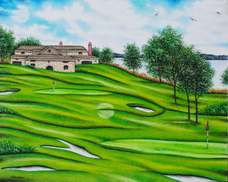 A sampling of Valentino Dixon's surreal golf drawings Golf News and