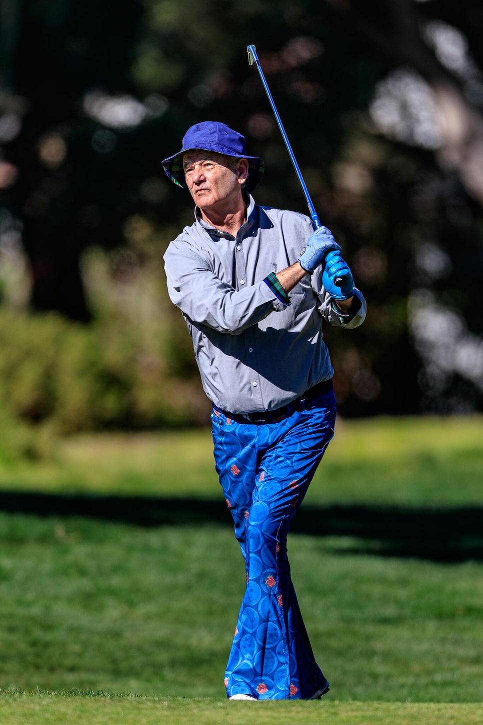 Only Bill Murray could make a bowling shirt perfect for golf