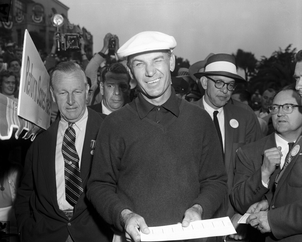 Ben Hogan Smiling and Winking