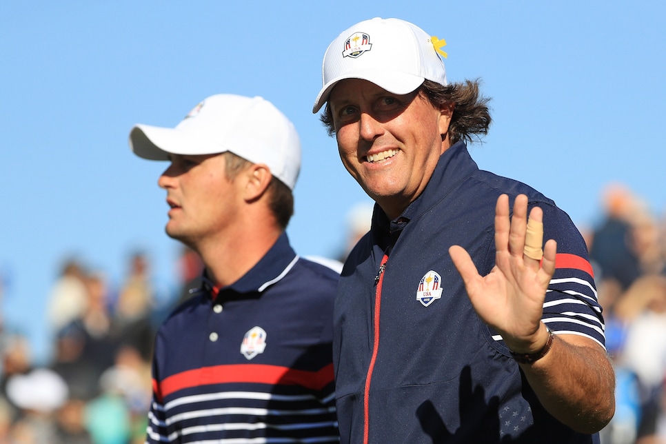 Phil Mickelson takes a shot at Europe's Ryder Cup team with 'we